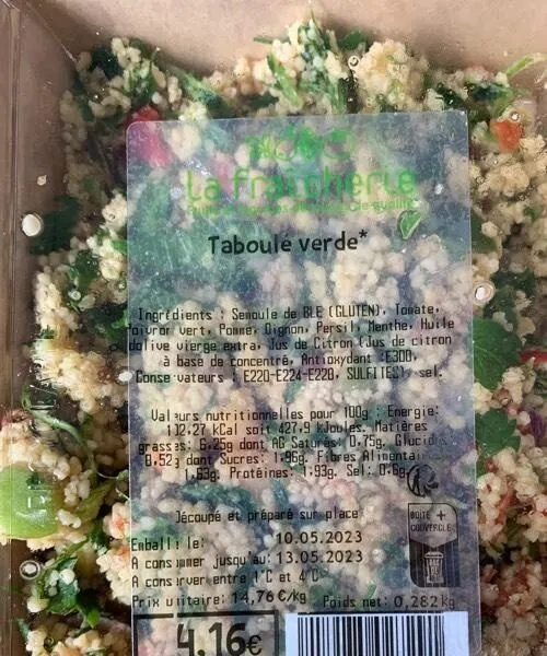 Taboulet verdé