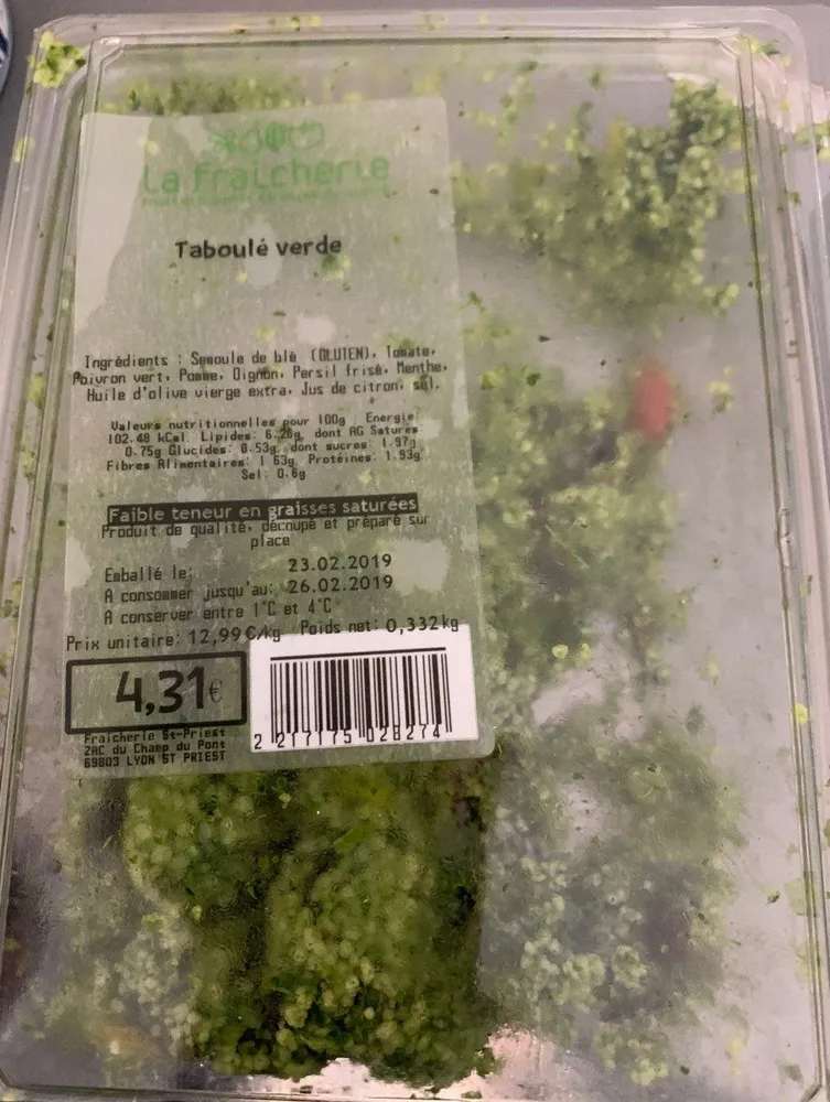 Taboulé verde