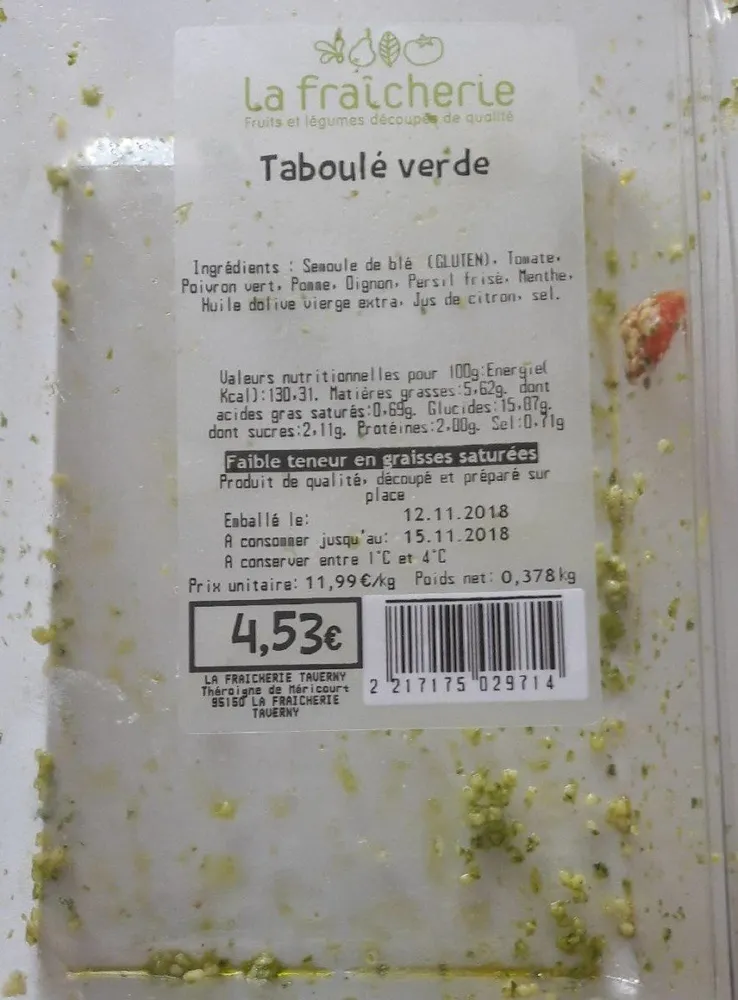 Taboulé verde