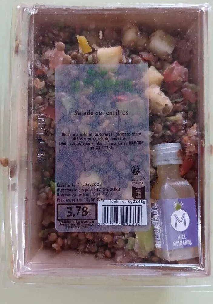 Salade de lentilles