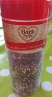 Zuckerkristalle und Nonpareilles