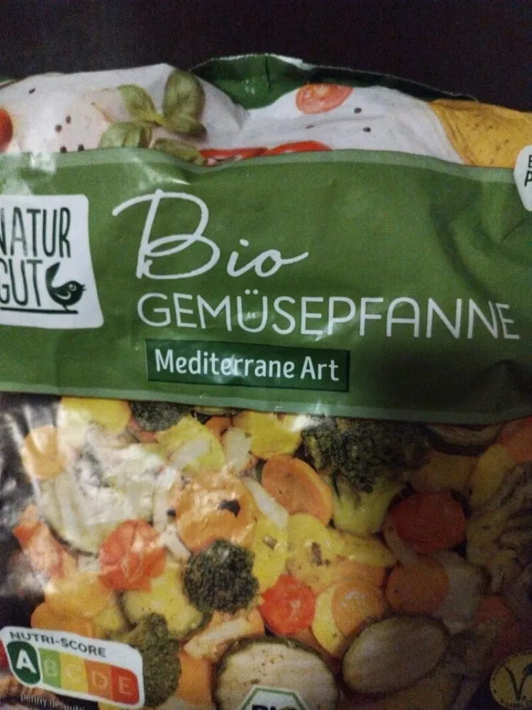Bio-Gemüsepfanne Mediterrane Art