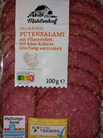 Putensalami mit Pflanzenfett