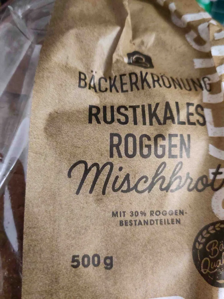 Rustikales Roggen Mischbrot