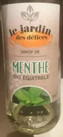Sirop de menthe bio equitable