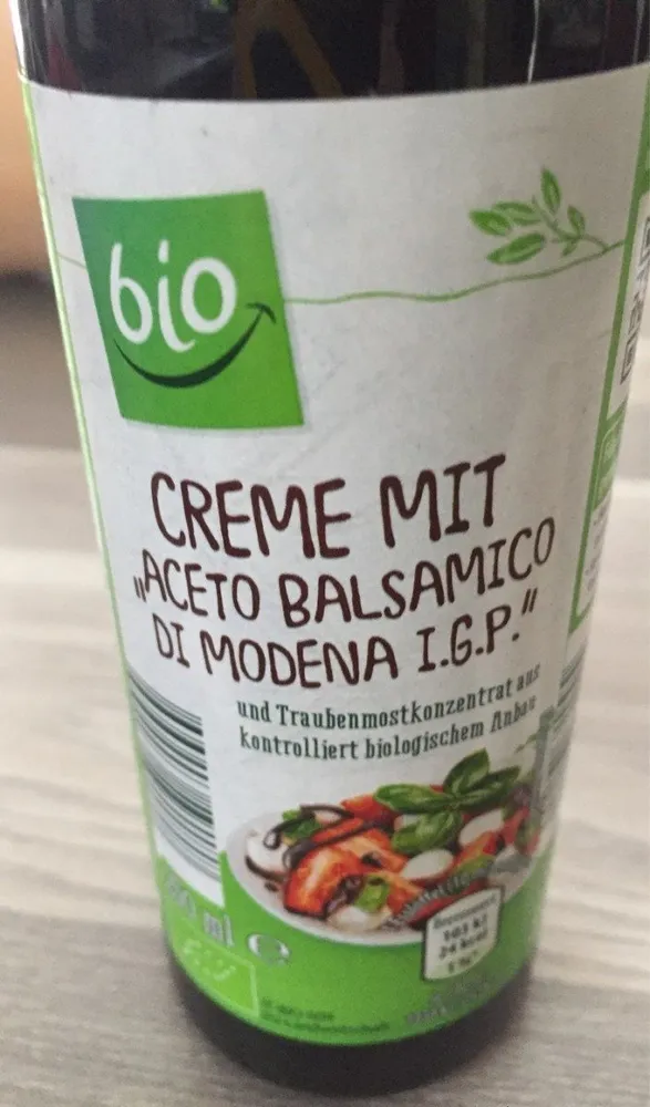 Creme mit "Aceto balsmico di Modena"