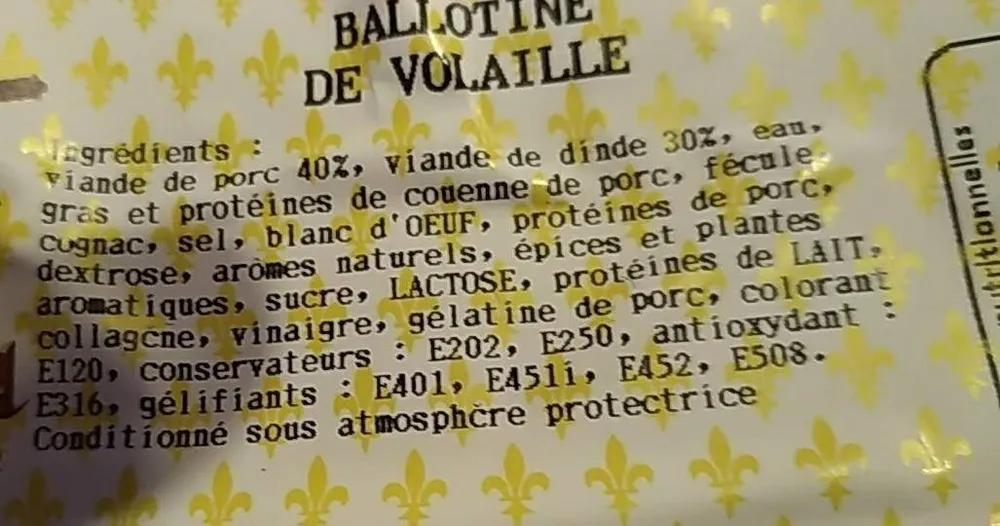 Ballotine de volaille