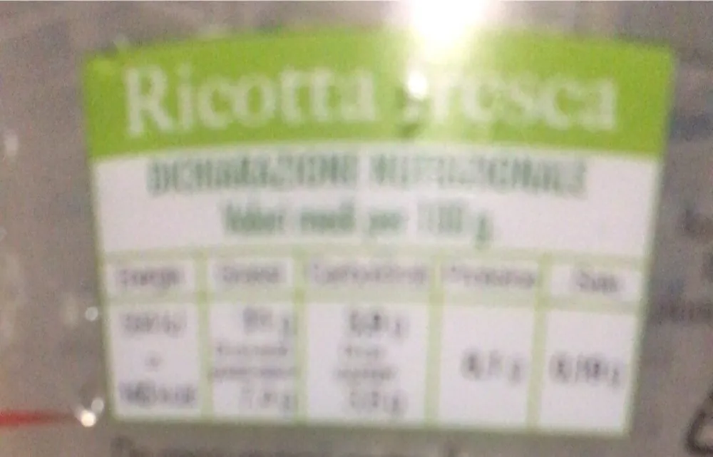 Ricotta fresca