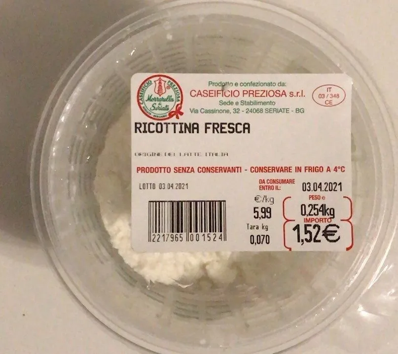 Ricottina fresca