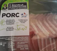 Tranches fines de carré de porc