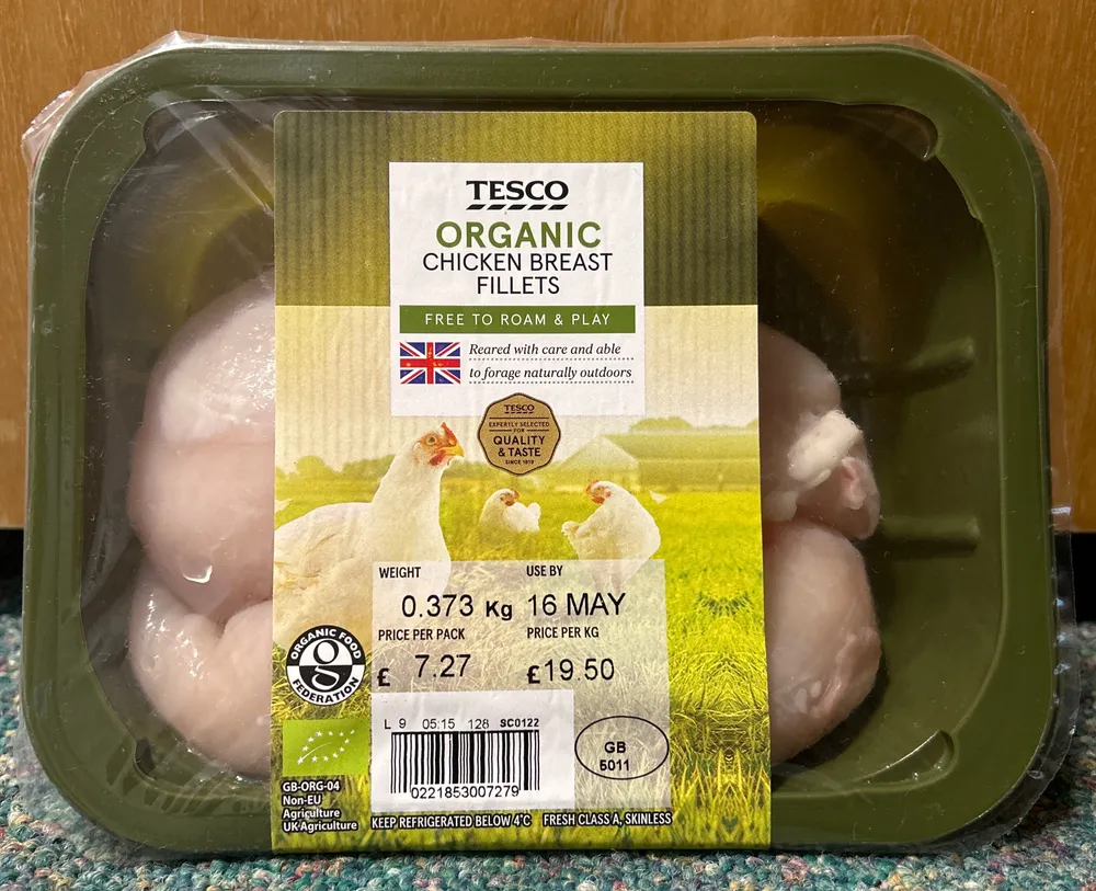 organic chicken breast fillets