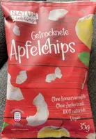 Getrocknete Apfelchips