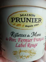 Rillettes du Mans de porc fermier français label rouge