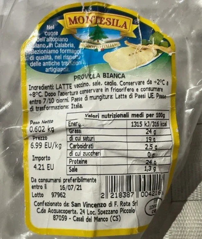 Provola bianca