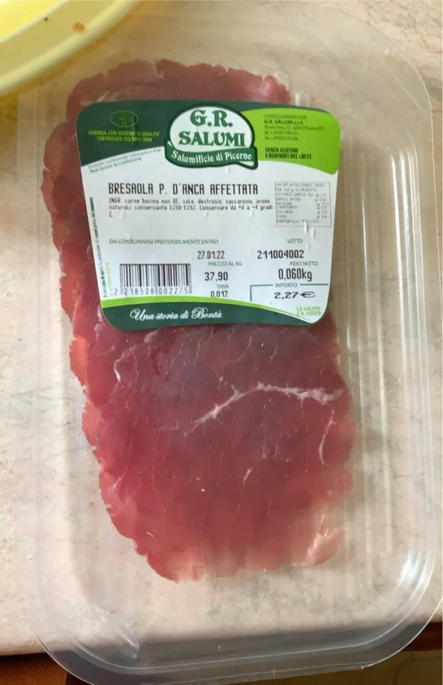 Bresaola P. D’anca affettata