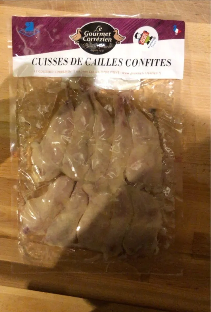 Cuisses de Cailles confites