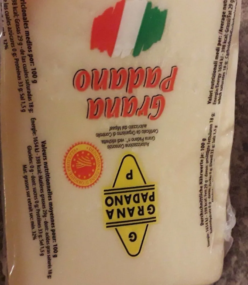 Formaggio grana padano dop