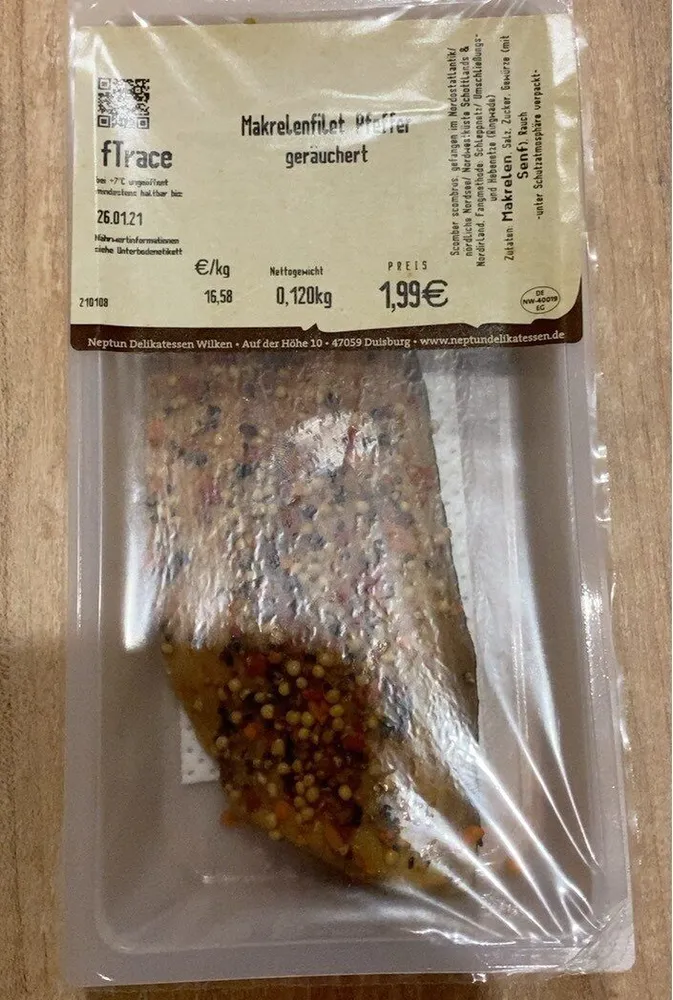 Makrelenfilet Pfeffer