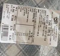 Pane tipo 0 Kaiser com strutto