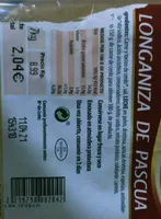 Longaniza de pascua