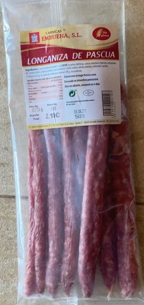 Longaniza de pascua