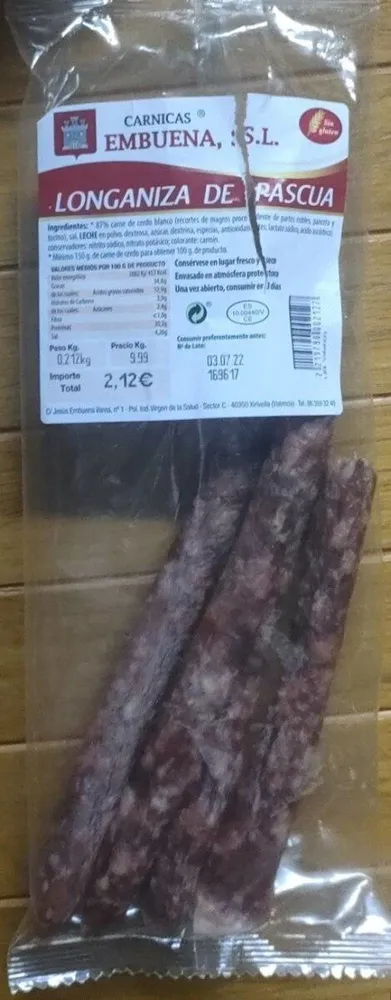 Longaniza de pascua