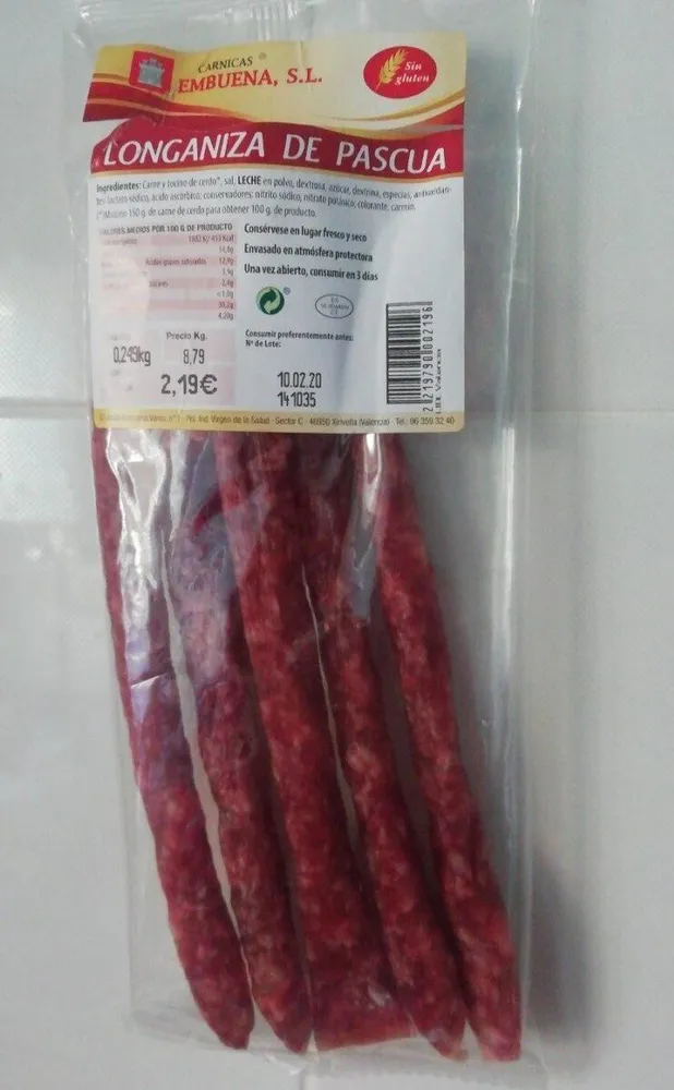 Longaniza de pascua