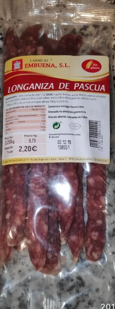 Longaniza de Pascua