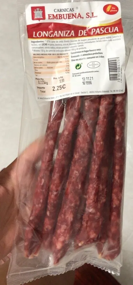 Longaniza de pascua
