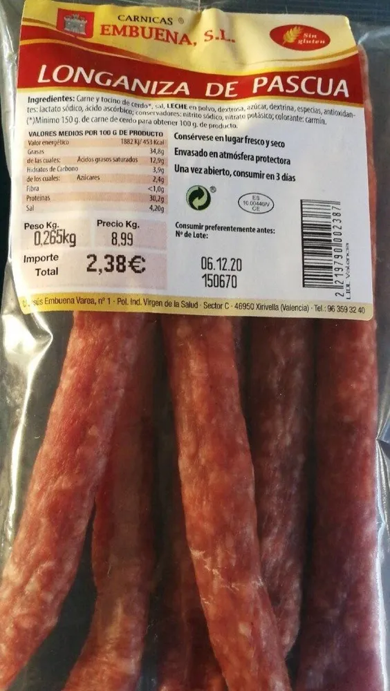 Longaniza de Pascua