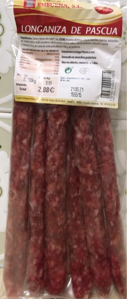 Longaniza de pascua