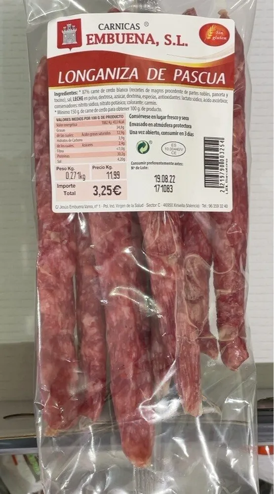 Longaniza de pascua