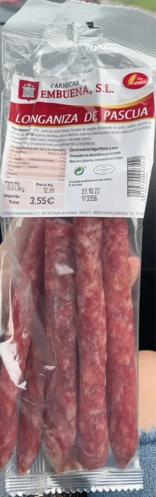 Longaniza de pascua