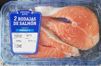 2 rodajas de salmón