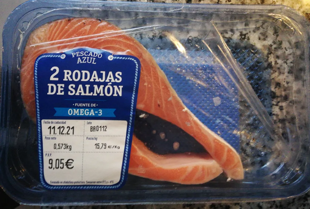 2 RODAJAS DE SALMÓN