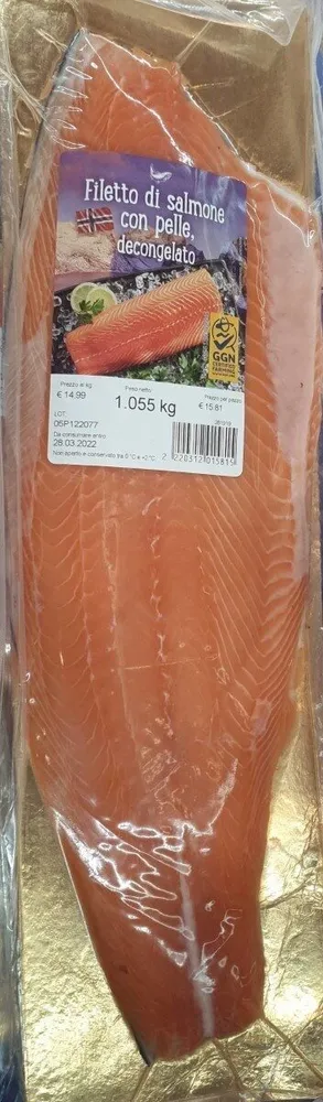 Filetto di salmone decongelato lidl