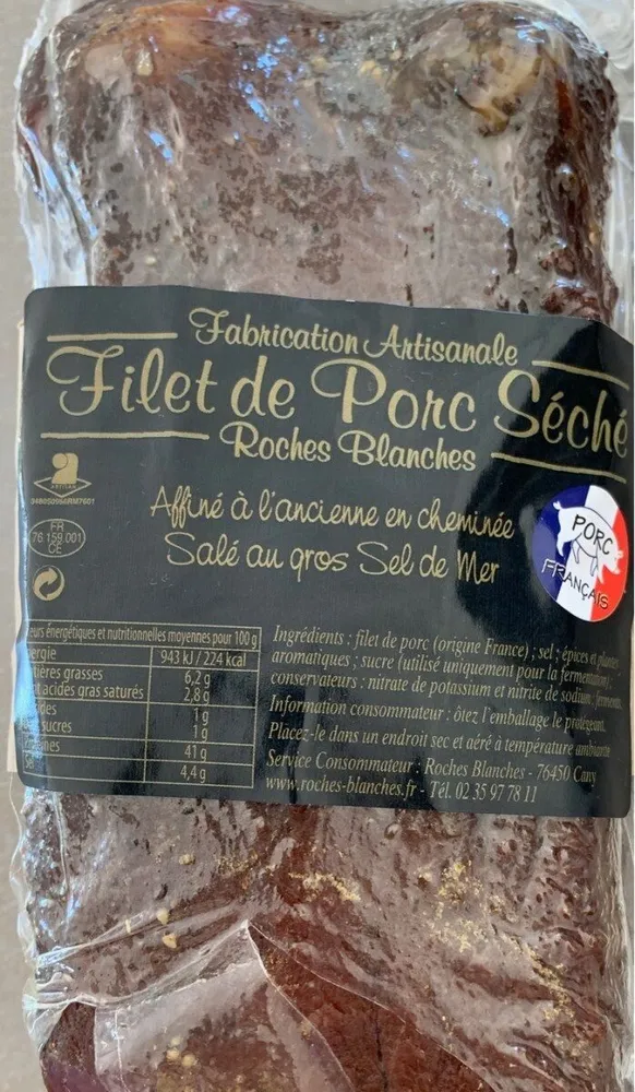 Filet de porc seche