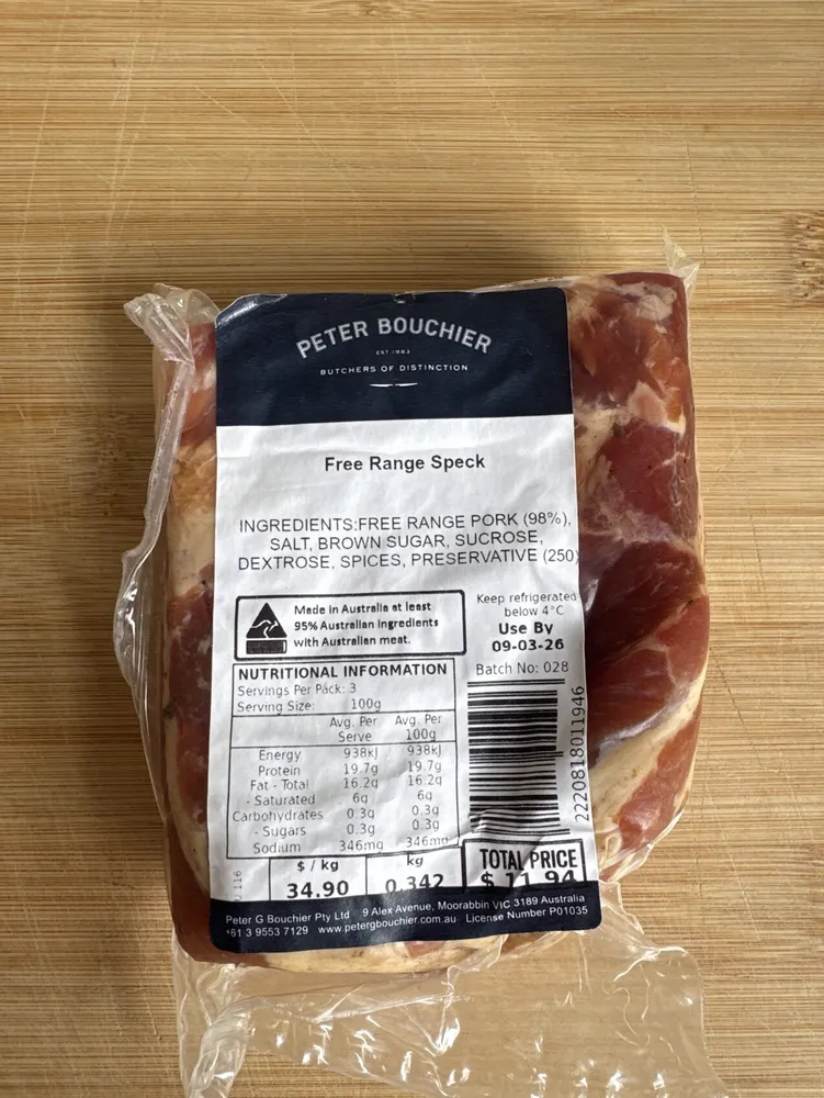 Free Range Speck