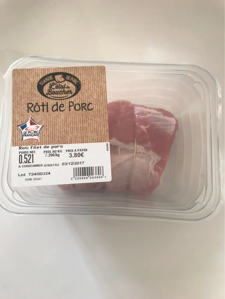 Rôti de porc Rôti de porc filet