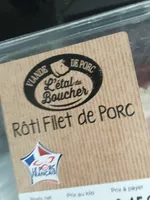 Roti filet de porc