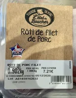 Roti de filet de porc