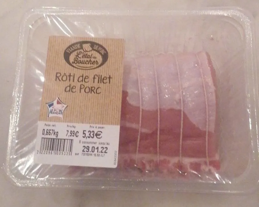 Rôti de filet de porc