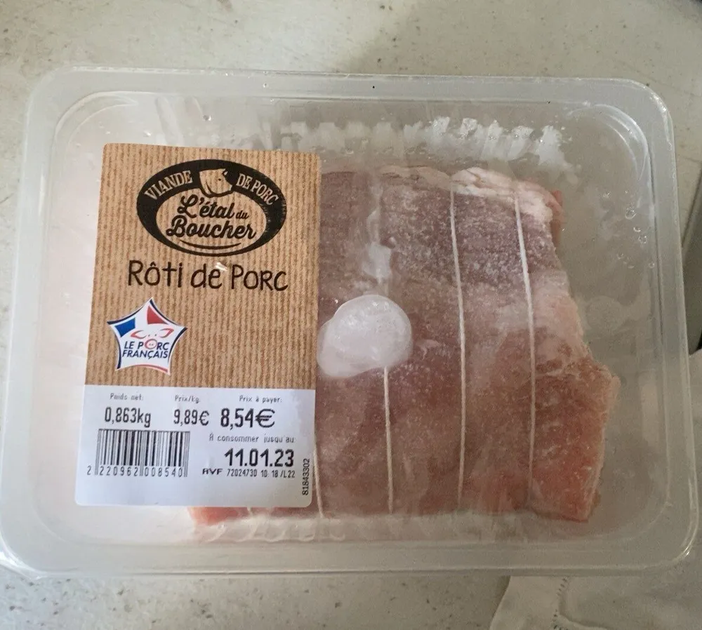 Rôti de filet de porc