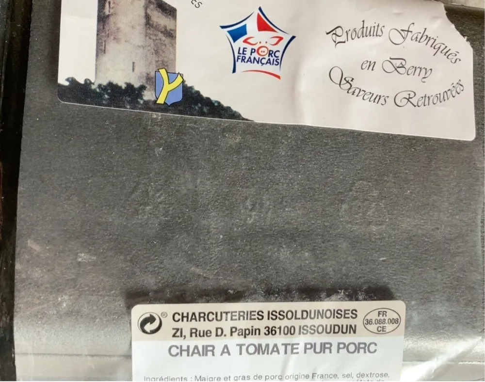 Chair à tomate pur porc