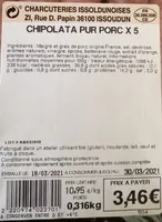 Chipolata pur porc