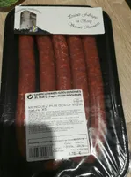 Merguez pur boeuf noyau naturel x5