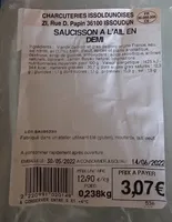 Saucisson à l'ail