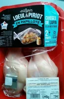 Cuisse de lapin a la moutarde en papillotte
