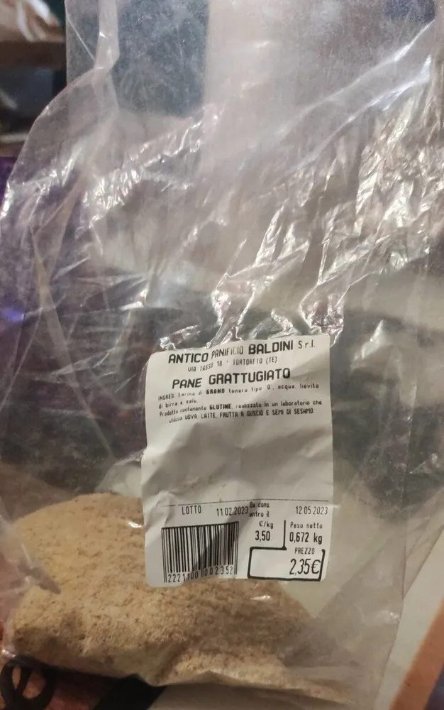 Pane graggiato