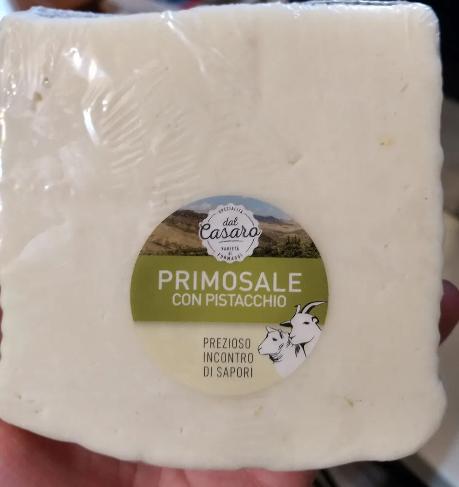 primosale con pistacchio
